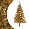 vidaXL Brad de Crăciun artificial cu glob 210 cm 300 LED-uri Alb cald