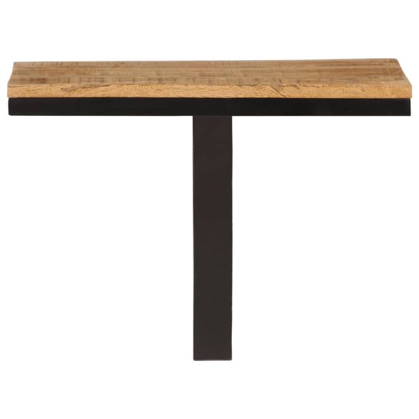 vidaXL Raft de perete, 40x30x32 cm, lemn masiv de mango și fier