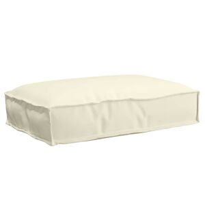 vidaXL Pernă Material Oxford Crem 60 x 40 x 8 cm