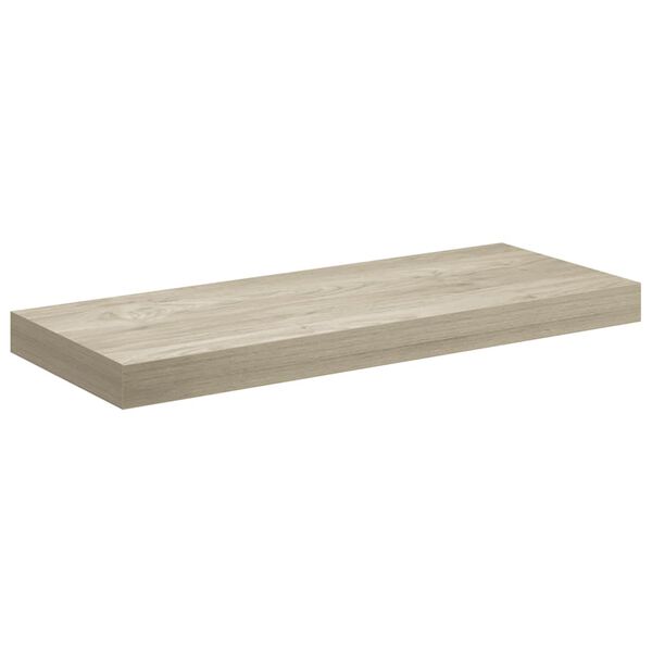 vidaXL Raft de perete suspendat, stejar, 60x23,5x3,8 cm, MDF