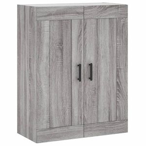 vidaXL Dulap pe perete, sonoma gri, 69,5x34x90 cm, lemn prelucrat