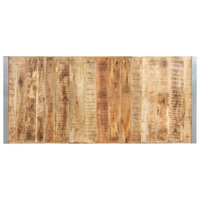 vidaXL Masă de bucătărie, 220x100x75 cm, lemn masiv de mango nefinisat