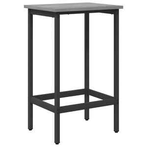 vidaXL Scaun de bar Sonoma gri 40 x 32 x 64 cm Lemn prelucrat