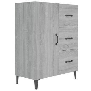 vidaXL Dulap, gri sonoma, 69,5x34x90 cm, lemn compozit