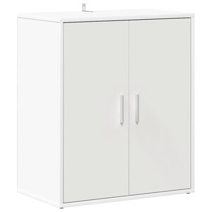 vidaXL Pantofar, alb, 60x35x70 cm, PAL