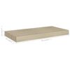 vidaXL Rafturi de perete suspendate, 4 buc., stejar, 50x23x3,8 cm, MDF