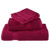 vidaXL Set de prosoape premium SOLUND, 6 piese, bordo, 600 g/m&sup2;