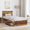 vidaXL Cadru de pat cu headboard Lemn vechi 90 x 190 cm Lemn compozit