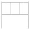 vidaXL Tăblie de pat de schimb metalică, alb, 90 cm