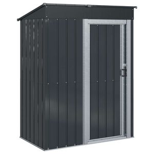 vidaXL Magazii pentru grădină Antracit 137 x 81 x 180 cm Metal