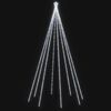 vidaXL Pom de Crăciun LED Interioară Exterior 800 LED-uri Alb Rece 5 m