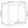 vidaXL Șemele de perete cu raft 2 pcs Stejar Artizanal 26 x 15 x 26 cm