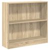 vidaXL Bibliotecă, stejar sonoma, 80x24x75 cm, lemn prelucrat