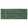 vidaXL Paravan de balcon, frunze verde &icirc;nchis, 400x150 cm