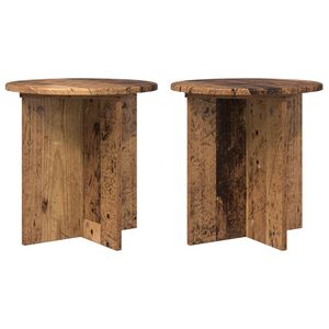 vidaXL Suport pentru plante 2 buc. Lemn vechi 40 x 40 x 40 cm
