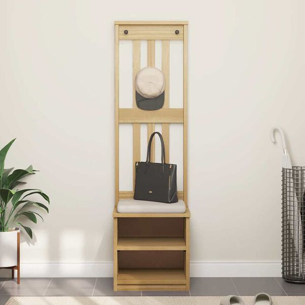 vidaXL Arborele „SANDNES” 45x40x159,5 cm din lemn masiv de pin