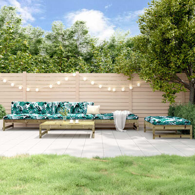 vidaXL Set mobilier relaxare pentru grădină 5 piese lemn de pin tratat
