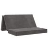 vidaXL Canapea Pat Pliabilă 120 x 67 x 45 cm Gri &icirc;nchis