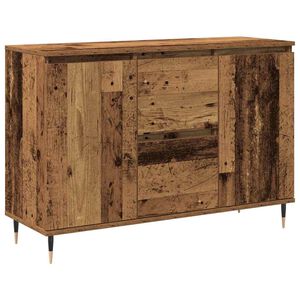 vidaXL Bufet cu sertar Lemn vechi 101,5 x 35 x 70 cm Lemn compozit