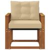 vidaXL Set de canapele de exterior Lemn solid de Acacia și Textilene
