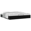 vidaXL Cadru de pat otoman Negru King size Catifea