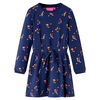 vidaXL Rochie pentru copii, bleumarin, 104