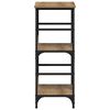 vidaXL Bibliotecă, stejar artizanal, 50x33x82 cm, lemn prelucrat