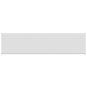vidaXL Prag de fereastră Alb 60 x 25 x 4,5 cm PVC