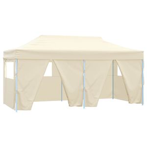 vidaXL Cort pentru Petreceri Crem 291 x 580 x 315 cm Material Oxford