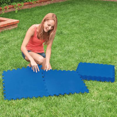 Intex Protecții de podea piscină, 8 buc., albastru, 50 x 50 cm