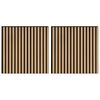 vidaXL Panouri de perete 2 pcs natural 60,5 x 60 cm