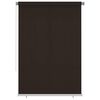 vidaXL Jaluzea tip rulou de exterior 165 (l) x 230 (&icirc;) cm, maro, HDPE
