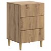 vidaXL Dulap de noapte cu sertar Stejar Artizanal 43 x 41 x 66,5 cm