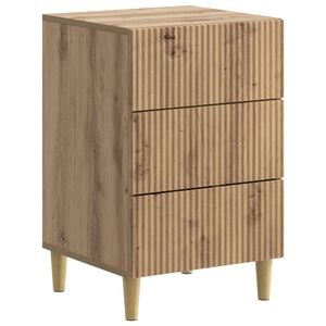 vidaXL Dulap de noapte cu sertar Stejar Artizanal 43 x 41 x 66,5 cm