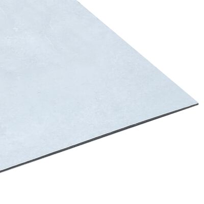 vidaXL Plăci de pardoseală autoadezive 20 buc. alb marmură PVC 1,86 m²