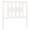 vidaXL Tăblie de pat, alb, 96x4x100 cm, lemn masiv de pin