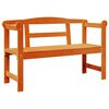 vidaXL Bancă de exterior 2 -Seater 119 x 44 x 76 cm Lemn de pin masiv