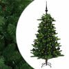 vidaXL Brad de Crăciun artificial cu globuri 120 cm 150 LED-uri