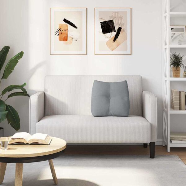 vidaXL Perna pentru spate Gri deschis 45 x 24 x 50 cm țesătură