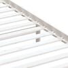vidaXL Cadru de pat single, alb, 90x190 cm, lemn masiv