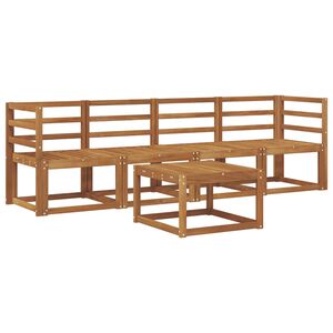 vidaXL Set de canapele de exterior 5 pcs natural