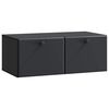 vidaXL Oglindă TV montată pe perete 78,5 x 41 x 30 cm Negru