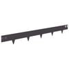 vidaXL Margine pentru gazon 10 buc. 100 x 12 cm Oțel Negru