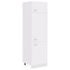 vidaXL Dulap de frigider &ldquo;Lyon&rdquo;, alb, 60x57x207 cm, lemn prelucrat