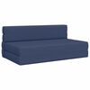 vidaXL Canapea Pat Pliabilă albastru 152 x 86,5 x 60 cm Țesătură