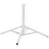 vidaXL Trepied pentru Parasol Alb Oțel pentru 25-32 mm St&acirc;lp