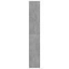 vidaXL Dulap de baie, gri beton, 30x30x183,5 cm, lemn prelucrat