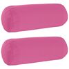vidaXL Husă pentru pernă 2 pcs HEERLEN Roz &Oslash; 15 x 40 cm Poliester