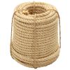 vidaXL Fr&acirc;nghie, 100 m, sisal 100%, 12 mm