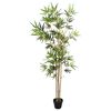 vidaXL Copac Bambus Artificial Verde 75,5 x 18 x 175 cm